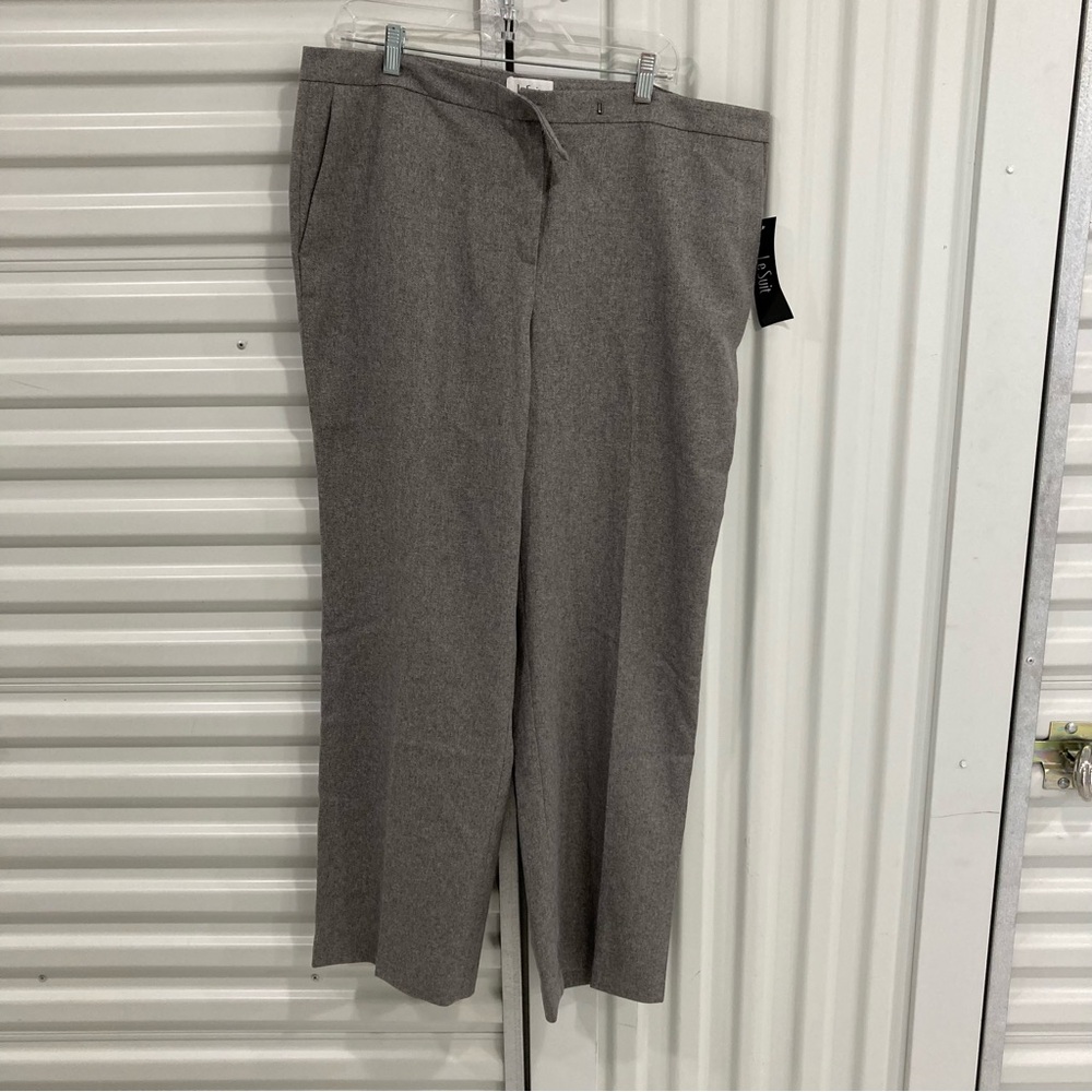 Le Suit Women's Gray Dress Pants